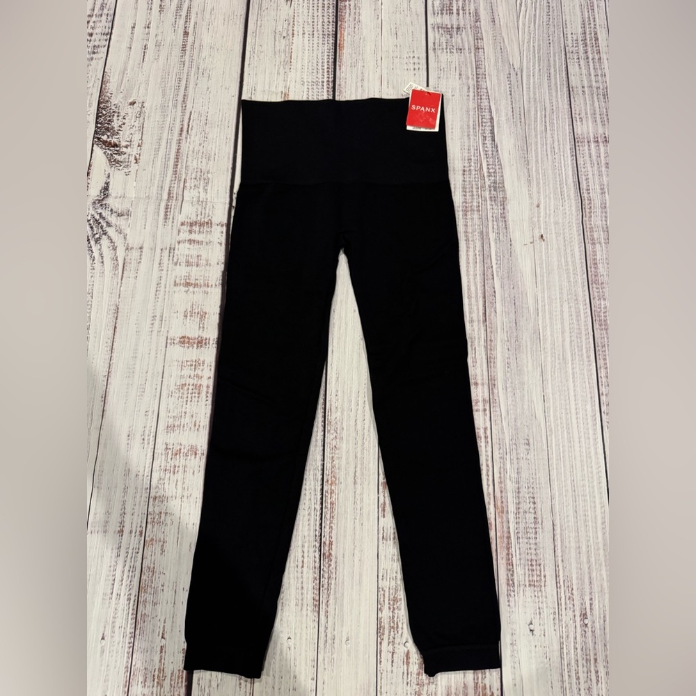 SPANX Black High-Waist Leggings
